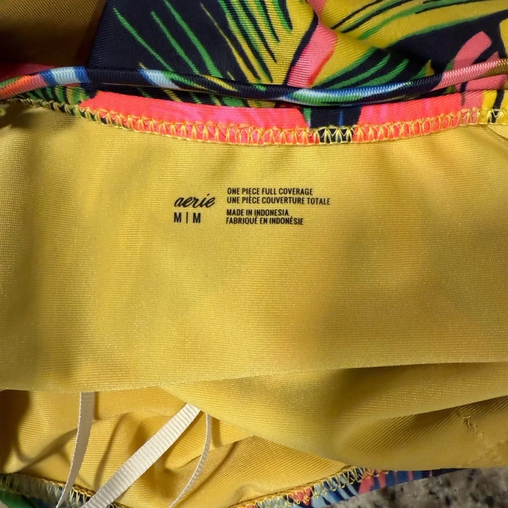 Aerie One Shoulder One Piece Swimsuit EUC Size Medium - Picture 8 of 8